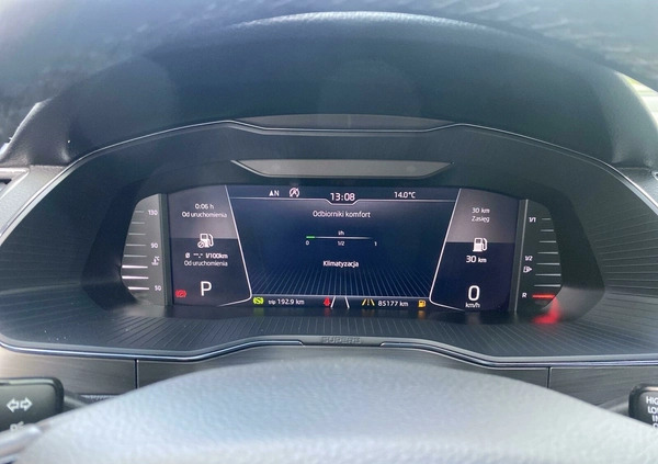 Skoda Superb cena 89900 przebieg: 85163, rok produkcji 2019 z Pyskowice małe 497